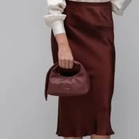 ANINE BING Mini Grace Bag - Burgundy/Dark Cherry - GUC - Picture 3 of 13